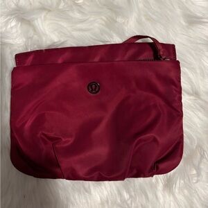 lululemon athletica Deep Red Cosmetic Bag